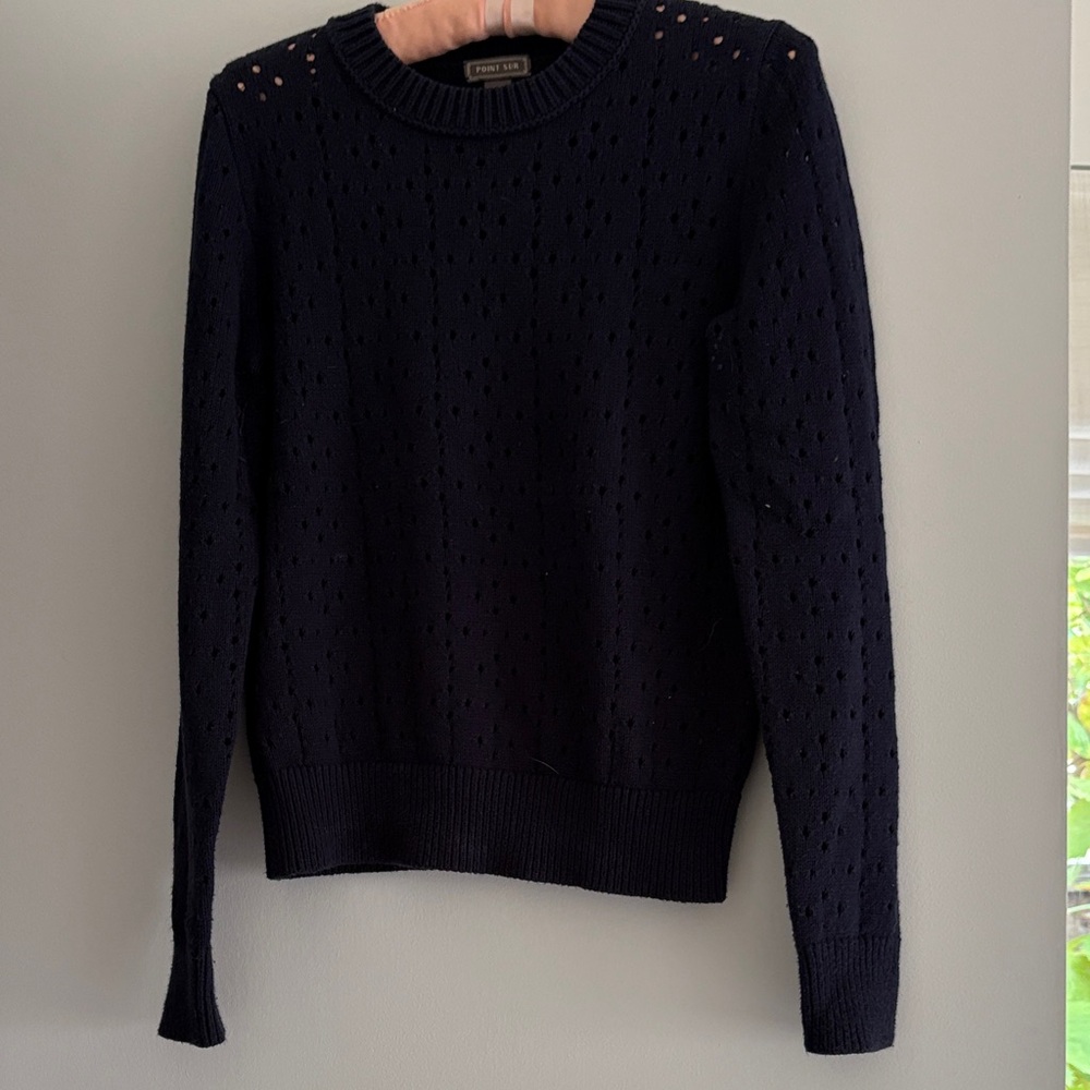 J. Crew Navy Crew Neck Sweater